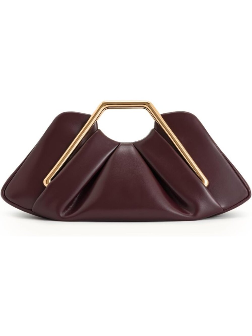 Chic Women's Metal Frame Clutch - Stylish Evening Bag for Parties & Events